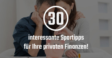 30 Spartipps um privat Zuhause Geld zu sparen