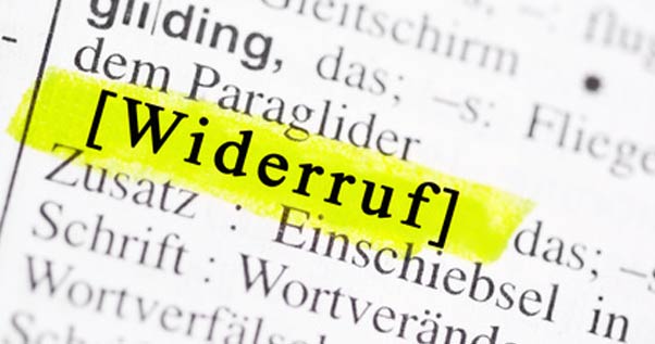 Gesetz zum Ende des unbegrenzten Wiederrufs bei Baufinanzierung bzw. Immobilienkredit