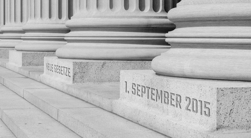 Neue Gesetze ab September 2015 in Deutschland